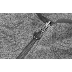 ID 0847 Zip-n-Mix fleece  melange Grafit melange