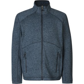 ID 0847 Zip-n-Mix fleece  melange Navy melange
