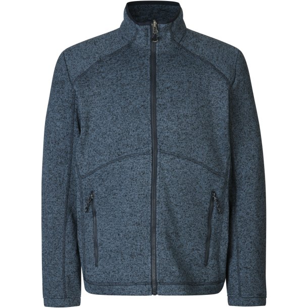 ID 0847 Zip-n-Mix fleece  melange Navy melange