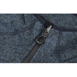 ID 0847 Zip-n-Mix fleece  melange Navy melange