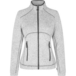 ID 0848 Zip-n-Mix fleece  melange  dame Grå melange