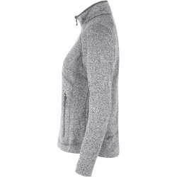 ID 0848 Zip-n-Mix fleece  melange  dame Grafit melange