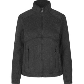 ID 0848 Zip-n-Mix fleece  melange  dame Koks melange