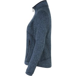 ID 0848 Zip-n-Mix fleece  melange  dame Navy melange