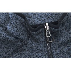 ID 0848 Zip-n-Mix fleece  melange  dame Navy melange