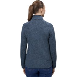 ID 0848 Zip-n-Mix fleece  melange  dame Navy melange
