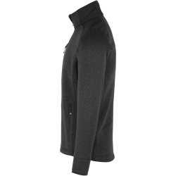 ID 0850 Cardigan  strikfleece Grafit melange