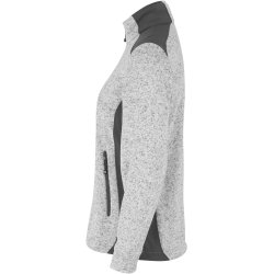 ID 0851 Cardigan  strikfleece  dame Grå melange