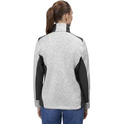 ID 0851 Cardigan  strikfleece  dame Grå melange