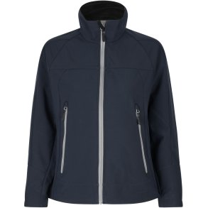 ID 0869 Softshell jakke  performance  dame Navy