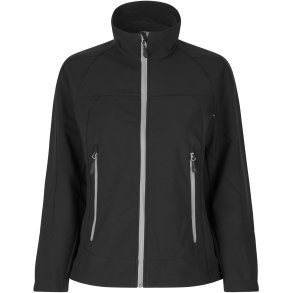 ID 0869 Softshell jakke  performance  dame Sort