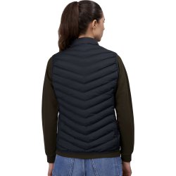 ID 0893 Bodywarmer  stretch  dame Navy (REST)