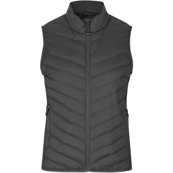 ID 0893 Bodywarmer  stretch  dame Silver grey