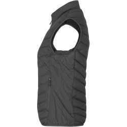 ID 0893 Bodywarmer  stretch  dame Silver grey