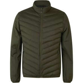 ID 0896 Padded jakke  stretch Oliven