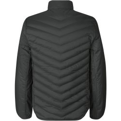 ID 0896 Padded jakke  stretch Silver grey