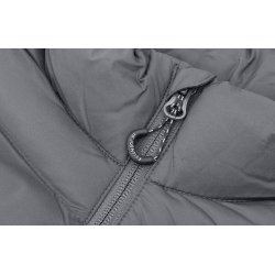 ID 0896 Padded jakke  stretch Silver grey