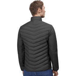 ID 0896 Padded jakke  stretch Silver grey