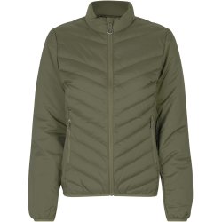 ID 0897 Padded jakke  stretch  dame Oliven