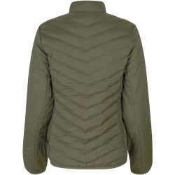 ID 0897 Padded jakke  stretch  dame Oliven