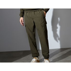 ID 0914 Cargo stretch buks  unisex Oliven