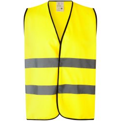 ID 1900 Arbejdsvest  EN 20471 Fluorescerende gul