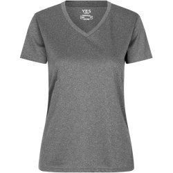 ID 2032 YES Active T-shirt  dame Gr melange