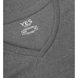 ID 2032 YES Active T-shirt  dame Gr melange