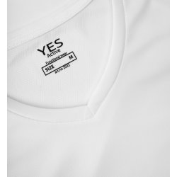 ID 2032 YES Active T-shirt  dame Hvid