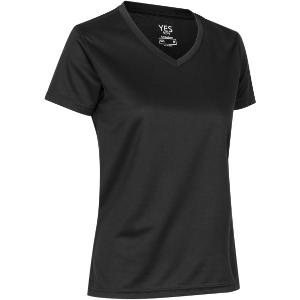 ID 2032 YES Active T-shirt  dame Sort