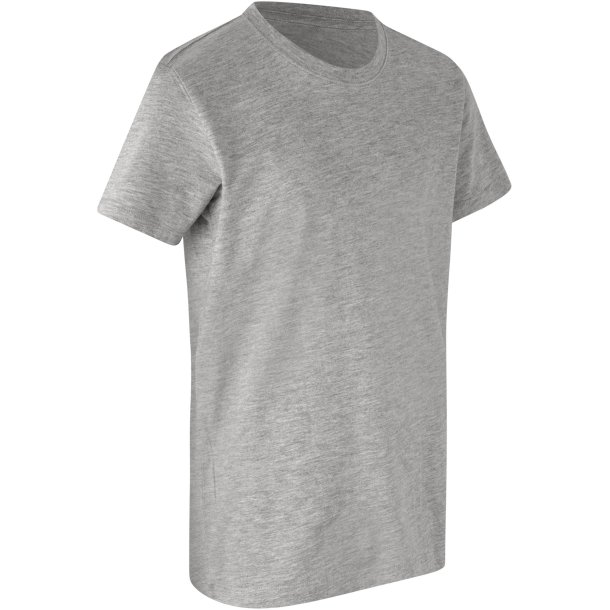 ID 40552 kologisk T-shirt  brn Lys gr melange