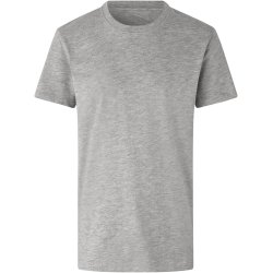 ID 40552 kologisk T-shirt  brn Lys gr melange