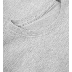 ID 40552 kologisk T-shirt  brn Lys gr melange