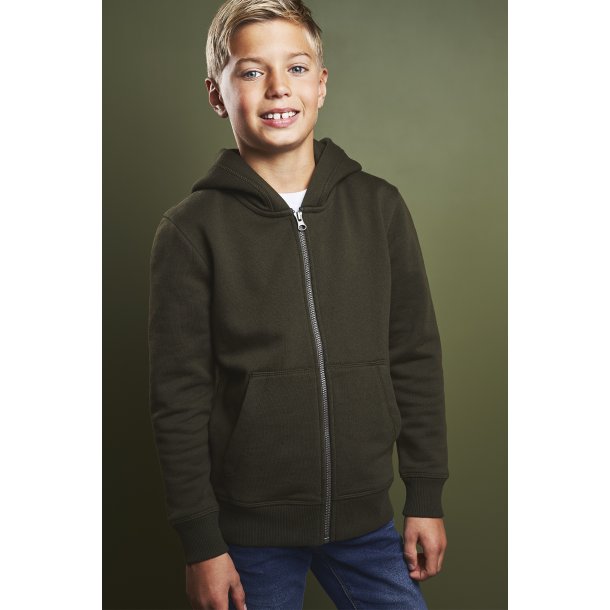 ID 40638 CORE zip hoodie  brn Oliven