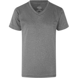 ID 42030 YES Active T-shirt  brn Gr melange