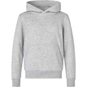 ID 46010 Hoodie �kologisk b�rn Lys gr� melange