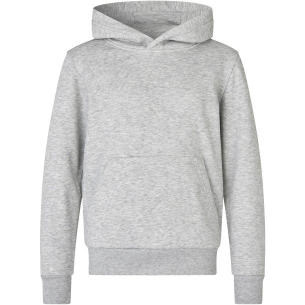 ID 46010 Hoodie �kologisk b�rn Lys gr� melange