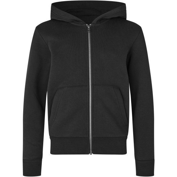 ID 46012 Hoodie �kologisk lynl�s b�rn Sort