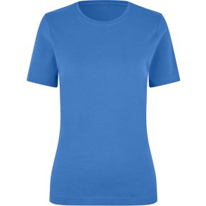 ID 5001 Interlock T-shirt �kologisk dame Azur