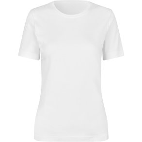 ID 5001 Interlock T-shirt �kologisk dame Hvid