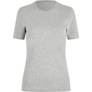 ID 5001 Interlock T-shirt �kologisk dame Lys gr� melange