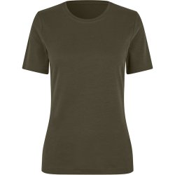 ID 5001 Interlock T-shirt �kologisk dame Oliven