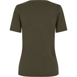 ID 5001 Interlock T-shirt �kologisk dame Oliven