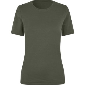 ID 5001 Interlock T-shirt �kologisk dame Skovgr�n