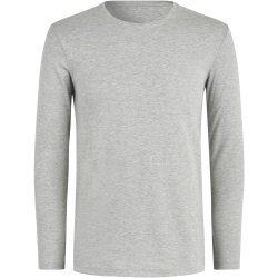 ID 5002 Interlock T-shirt �kologisk l/� Lys gr� melange