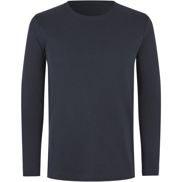ID 5002 Interlock T-shirt �kologisk l/� Navy