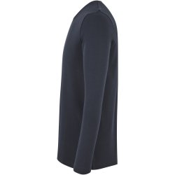ID 5002 Interlock T-shirt �kologisk l/� Navy