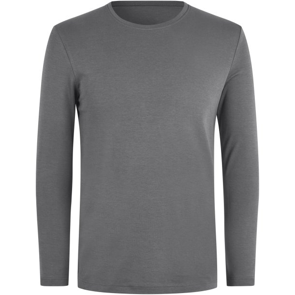 ID 5002 Interlock T-shirt �kologisk l/� Silver grey