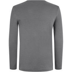 ID 5002 Interlock T-shirt �kologisk l/� Silver grey