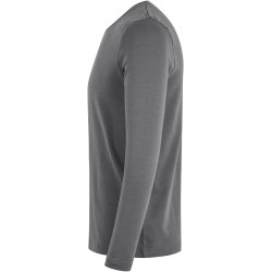 ID 5002 Interlock T-shirt �kologisk l/� Silver grey
